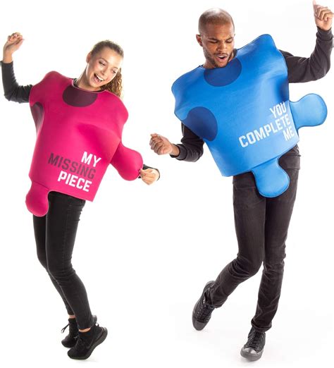 complete the puzzle themed halloween costume cute one size fits most adult