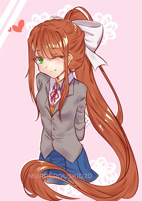 Monika Is Winking Flirtatiously At You I Think You Can See Who She