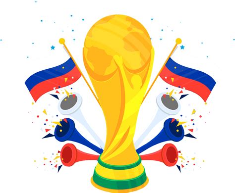 World Football Cup Background With Trophy Free Vector Fifa World Cup