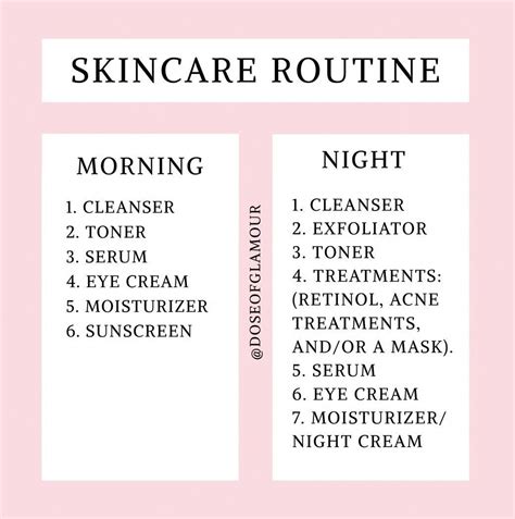 Here Is A Proper Skincare Routine Guide To Followalways Layer Your Products From Thinnest To
