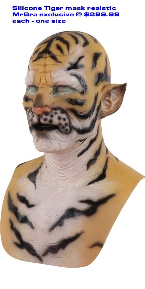 Silicone Tiger Mask Realistic C C S Lingerie Bridal Bras Mrbra Com