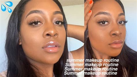 Summer Makeup Routine Glowy Sweatproof YouTube