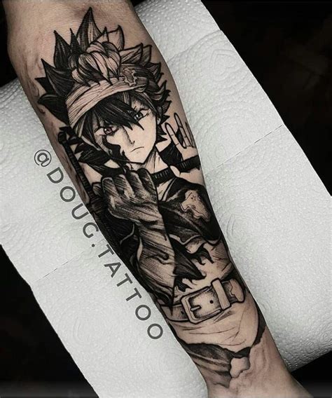 Black Clover Anime Tattoo Ideas Anime Nations