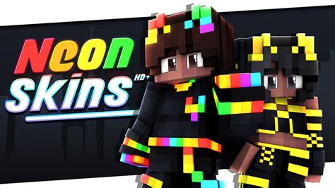 Hd Neon Skins By Glowfischdesigns Minecraft Skin Pack Minecraft