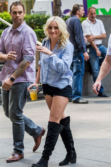 Find out why she's been quiet about the conservatorship until now. Jamie Lynn Spears - Visiting News Corp Building in ...