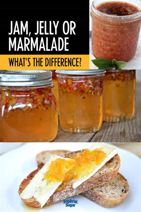 Jelly Jam Marmaladewhats The Difference Imperial Sugar