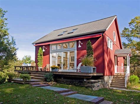 Bucks County Historic Barn Converted Into Breathtaking Guest House
