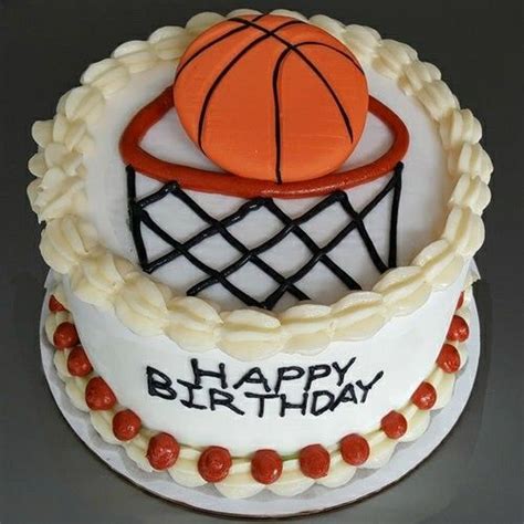 Basketball Buttercream Cake Basketball Birthday Cake Cookie Cake Designs Cake
