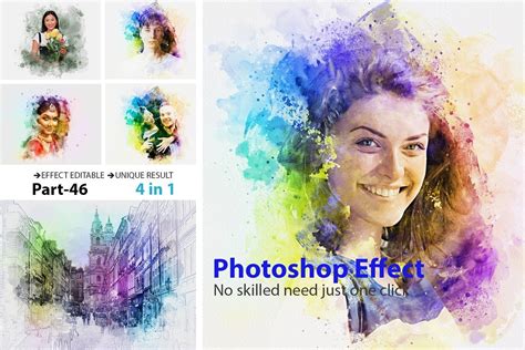 Awesome Watercolor Painting Effect Graphic By Mristudio · Creative Fabrica