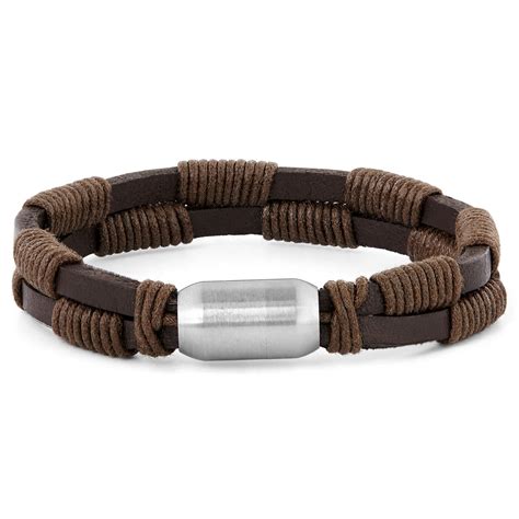Best Adjustable Wrap Mens Leather Bracelet