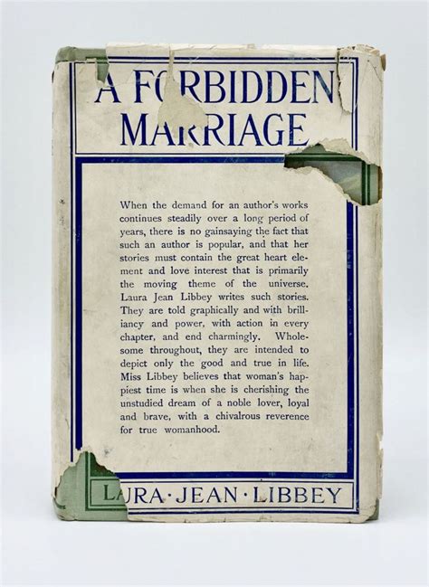 A Forbidden Marriage Laura Jean Libbey