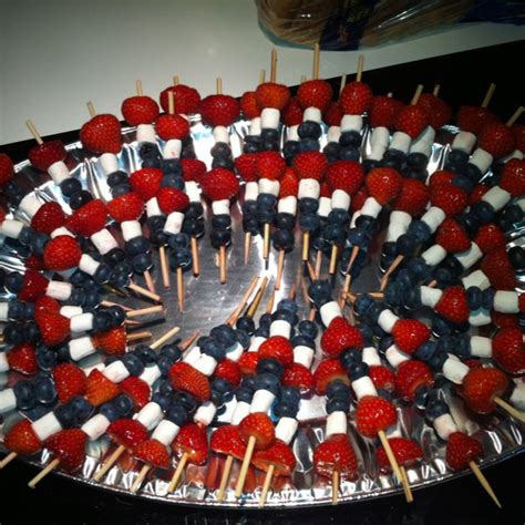 Check spelling or type a new query. Red, white and blue fruit skewers for Olympics party ...