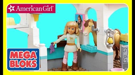 American Girl Mega Bloks Nickis Horse Stables Build Lego Like New