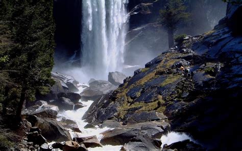 Online Crop Waterfalls In Grey Rocks Nature Landscape Waterfall