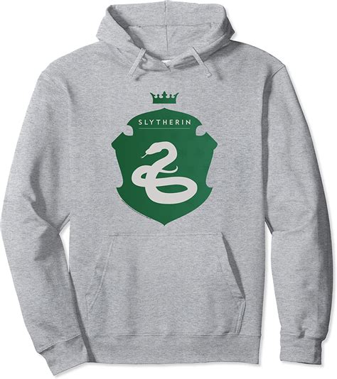 Harry Potter Slytherin Shield Crest Pullover Hoodie Amazonde Fashion