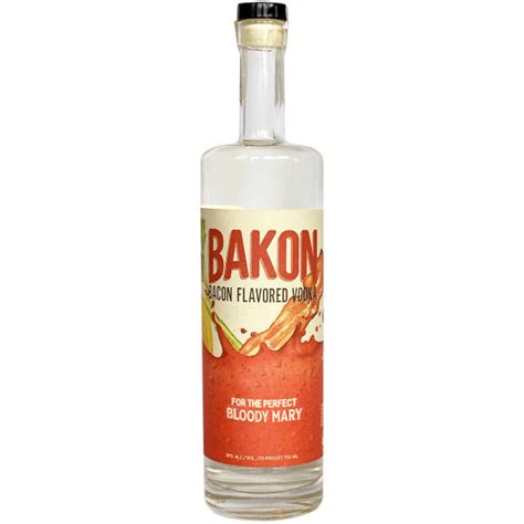 Bakon Bacon Flavored Vodka Water Street Wines And Spirits