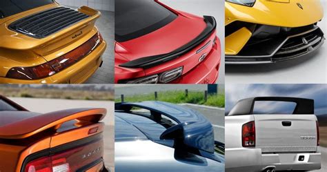 What Is A Car Spoiler Types Of Spoilers Working Material Advantages