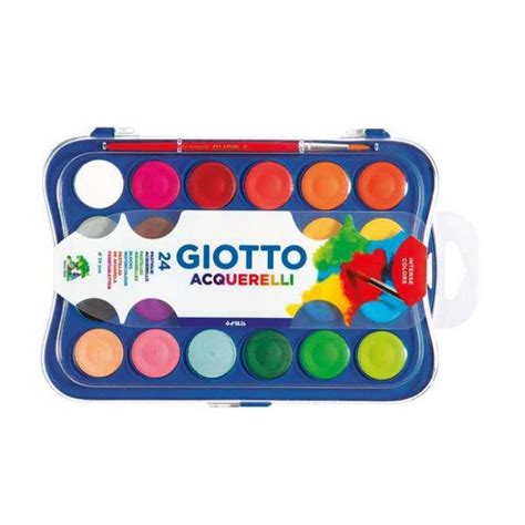 Giotto Watercolor Blocks 30 Mm 24 Colors Kiedler