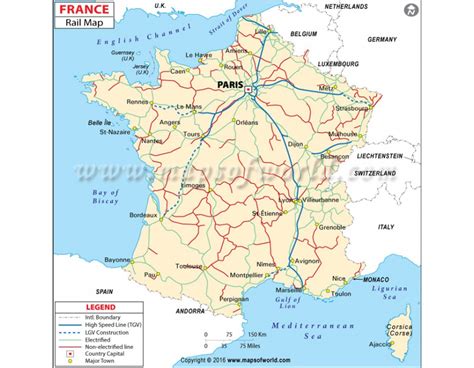 Buy France Rail Map