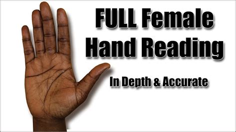 Full Female Palm Reading Analysis 11 Youtube