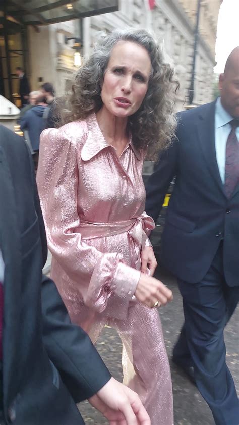 Andie Macdowell Leaving Her Hotel In London 10072021 • Celebmafia