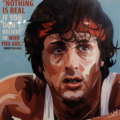 Сильвестр сталлоне, берт янг, антонио тэрвер и др. Rocky Balboa Poster "Nothing is real if you..." - Infamous ...