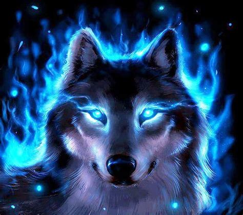 Cool Neon Wolves On Dog Hd Wallpaper Pxfuel
