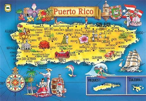 Puerto Rico map | Puerto rico map, Puerto rico island, Puerto rico history