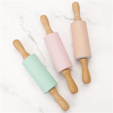 Yirtree 9 Inch Mini Rolling Pinwooden Handle Rolling Pin For Kids