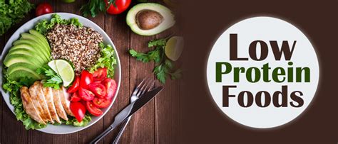 What Are The Most Low Protein Foods