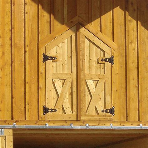 Triangle Top Hayloft Door Set Whardware Barn House Kits Barn Kits