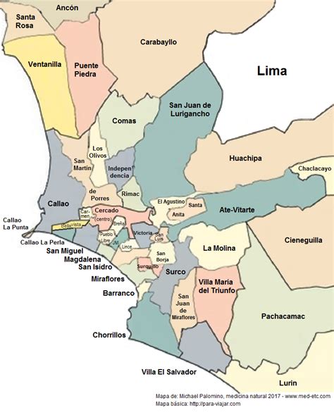 Mapa Distritos De Lima Images And Photos Finder