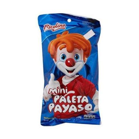 Ricolino Mini Paleta Payaso (15 ct) - Candy Pros