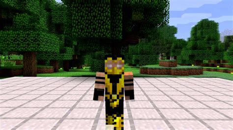 Mortal Combat Scorpion Minecraft Skin Spotlight Youtube