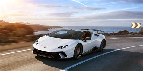 Lamborghini Huracan Perfomante Spyder Front View 2018 Wallpaperhd Cars