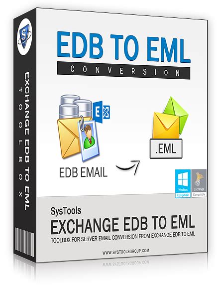 Exchange Edb To Eml Converter Toolbox Export Exchange Server Mailbox
