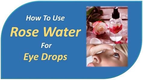 How To Use Rose Water For Eye Drops Benefits Of Rosewater For Eyes