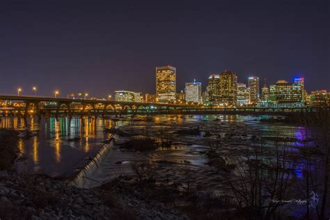 Richmond At Night By Florence Womacks Featured In The Richmond Times