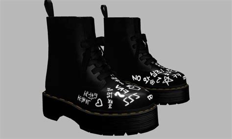 Pin By Melissa Ts3 On Sims 3 Gothemoscenepunk In 2021 Sims 4 Cc Shoes Sims Cc Sims