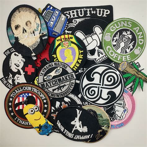 Custom Embroidery Patch Customized Your Own Logo Embroidered Patches For Clothing Personalized