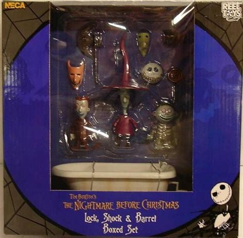 Nightmare Before Christmas Neca Lock Shock And Barrel Boxed Set