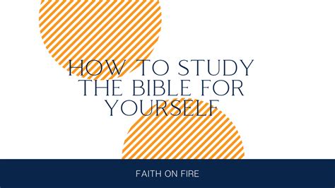 How To Study The Bible Yourself — Quinn Harkless
