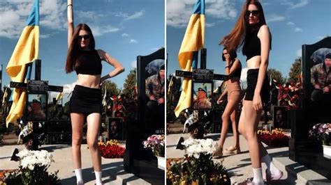 Shocking Moment Two Sisters Perform Twerking Dance On Their War Hero Dad’s Own Grave And They