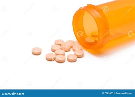 Prescription Stock Image Image Of Pills White Orange 7025585