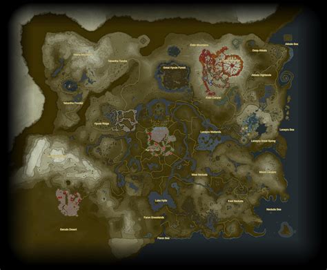 Aoc All Battle Maps Shown So Far Overlaid On The Botw Map Zelda
