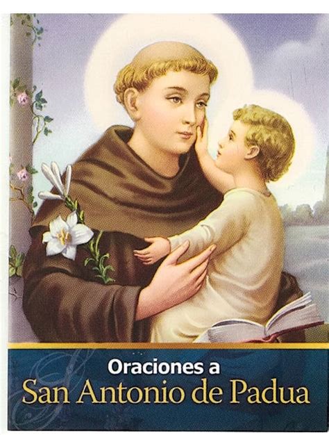 Oraciones A San Antonio De Padua Ls246 Spanish Oracion