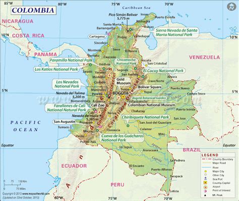 GeografÍa El Relieve En Colombia