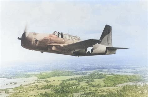 Photo A Vultee A 35 Vengeance Dive Bomber In Flight Feb Jun 1943