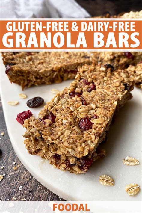 Gluten Free Dairy Free Granola Bars Recipe Foodal