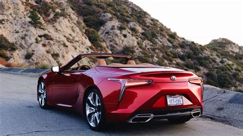 Review 2021 Lexus Lc 500 Convertible Elegance Meets V8 Brutality